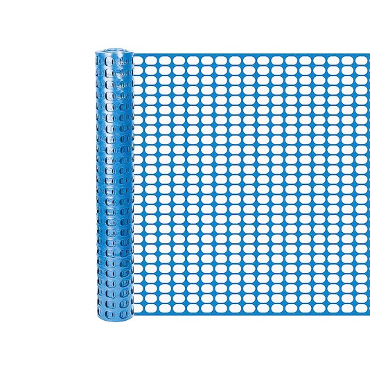 Resinet SL2148100 Oriented Flat Mesh Barrier Fence 4' x 100' - Blue 