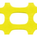 Resinet SF5060100 Heavy Duty Airport Poly Snow Control Fence 5' x 100' - Yellow (Yellow Sample Shown)