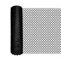 Resinet-Quest Diamond Mesh Heavy-Duty Multi-Purpose Barrier Fence Roll | 4' x 50' - Black (Fence)