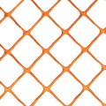 Resinet DM50448100 Diamond Mesh Barrier Fence 4' x 100' Roll - Orange