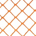 Resinet DM504B-18 Diamond Mesh Heavy-Duty Yard Barrier Fence - 4' x 50' Roll (Orange Shown As Example)