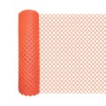 Resinet-Quest Standard-Duty Diamond Mesh Multi-Purpose Barrier Fence Roll | 4' x 100' - Orange (Fence)