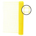 Resinet-Quest Heavy-Duty Square Mesh Crowd Control Barrier Fence Roll | 4' x 100' - Yellow (Fence)