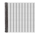Resinet-Quest Heavy-Duty Oriented Oval Mesh Construction Barrier Fence Roll | 4' x 100' - Black (Fence)
