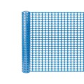 Resinet-Quest Standard-Duty Multi-Purpose Oriented Oval Flat Mesh Barrier Fence Roll | 4' x 100' - Blue (Fence)