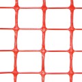 Resinet SLMUT4850 Economy Square Mesh Barrier Fence 4' x 50' Roll - Orange