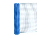 Resinet-Quest Heavy-Duty Mesh Crowd Control Barrier Fence Roll | 4' x 100' Roll - Blue (Fence)