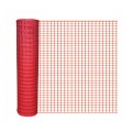 Resinet-Quest Standard-Duty Multi-Purpose Square Mesh Barrier Fence Roll | 4' x 100' - Red (Default)