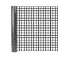 Resinet-Quest Heavy-Duty Square Mesh Crowd Control Barrier Fence Roll | 4' x 100' - Black (Default)