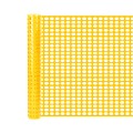 Resinet-Quest Heavy-Duty Oval Mesh Snow Drift Control Airport Fence Roll | 5' x 100' Roll - Yellow (Fence)