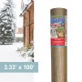 Resinet-Quest Winter Plant Protection Landscape Burlap Blanket Roll | 3.33' x 100'