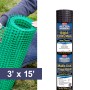 Resinet-Quest Standard-Duty Multi-Purpose Barrier Fence Roll | 0.50" Sq. Mesh | 3' x 15' - Black