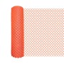 Resinet DM50448100 - Diamond Mesh Crowd Control Barrier Fence (4' x 100' Roll) - Orange