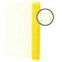 Resinet SLM4048100 - Heavy Duty Square Mesh Access Control Barrier Fence (4' x 100' Roll) - Yellow