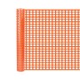 Resinet SF5048100 - Heavy Duty Oval Mesh Poly LLDPE Snow Control Fence (4' x 100' Roll) - Orange