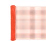 Resinet SM407250 - Heavyweight Square Mesh Construction Barrier Fence (6' x 50' Roll) - Orange