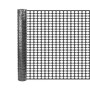 Resinet SM407250 - Heavyweight Square Mesh Construction Barrier Fence (6' x 50' Roll) - Black