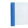 Resinet SLM4048100 - Heavy Duty Square Mesh Access Control Barrier Fence (4' x 100' Roll) - Blue
