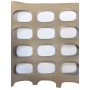 Resinet SF5048100 - Heavy Duty Oval Mesh Poly LLDPE Snow Control Fence (4' x 100' Roll) - Tan