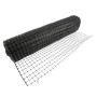 Resinet SLM4048100 - Heavy Duty Square Mesh Access Control Barrier Fence (4' x 100' Roll) - Black