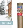 Resinet-Quest Winter Plant Protection Landscape Burlap Roll Flat Pack | 3.33' x 9.8' 